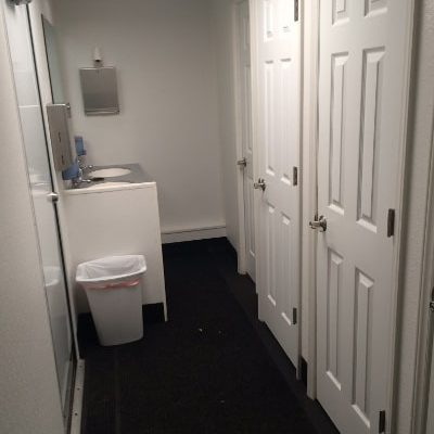 Restroom Trailer Privacy